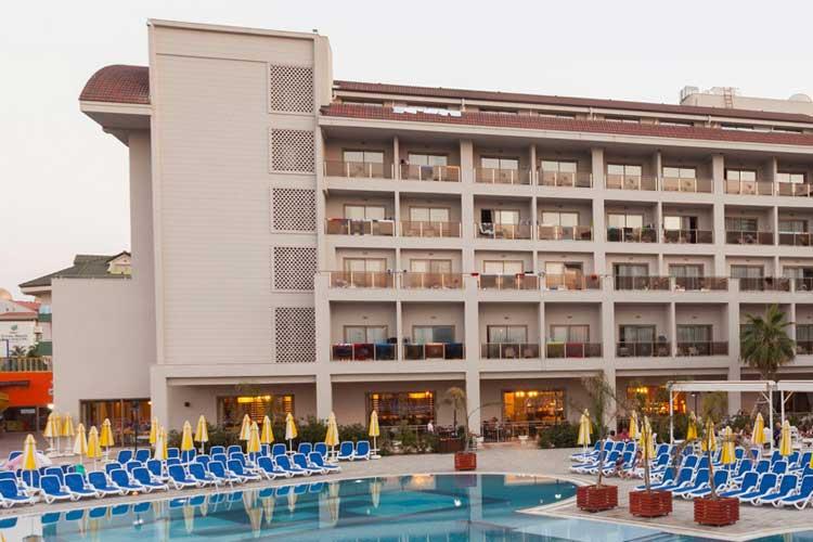 Seher Sun Palace Resort And Spa Side Exterior foto